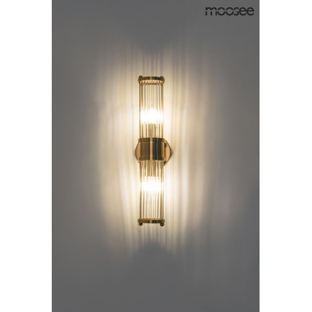 MSE010400193 MOOSEE lampa ścienna PILAR TWIN złota