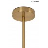 MSE010100124 MOOSEE lampa wisząca PIAZETTA złota
