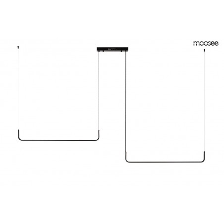 MSE010100329 MOOSEE lampa wisząca SHAPE DUO 120 czarna