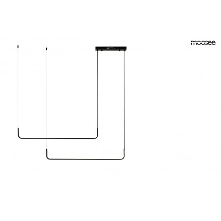 MSE010100329 MOOSEE lampa wisząca SHAPE DUO 120 czarna