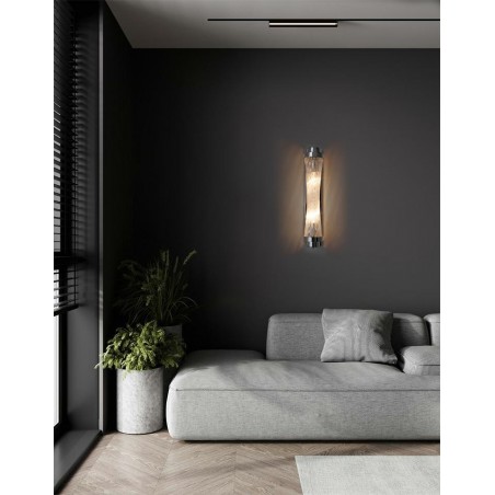 MSE010100362 MOOSEE lampa ścienna COLUMN 60 srebrna