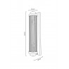 MSE010100362 MOOSEE lampa ścienna COLUMN 60 srebrna