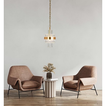 MSE010100390 MOOSEE lampa wisząca IMPERO złota