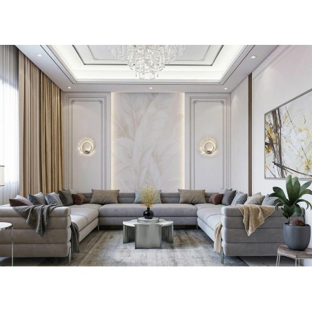 MSE1501100187 MOOSEE lampa ścienna WAVE chrom