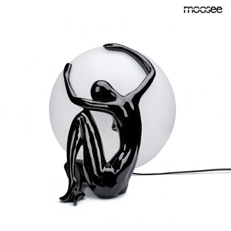 MSE1501100454 MOOSEE lampa podłogowa UOMO 50 czarna