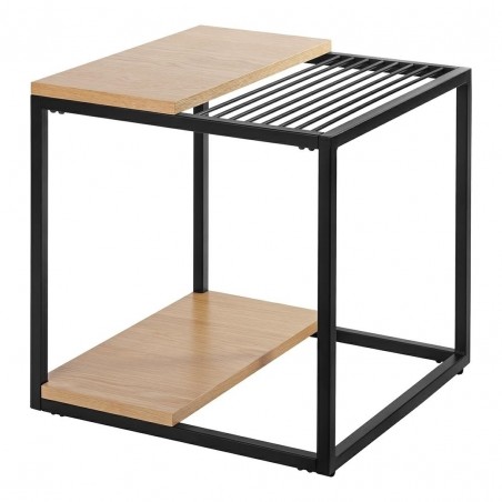 1522 Stolik GALLER dąb - gazetnik, MDF, metal