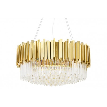 DW-D5688M.GOLD Lampa wisząca IMPERIAL GOLD 80 - stal, kryształ