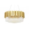 DW-D5688M.GOLD Lampa wisząca IMPERIAL GOLD 80 - stal, kryształ