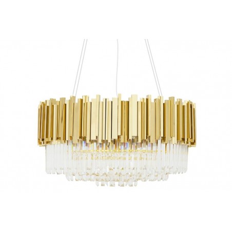 DW-D5688M.GOLD Lampa wisząca IMPERIAL GOLD 80 - stal, kryształ