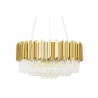 DW-D5688M.GOLD Lampa wisząca IMPERIAL GOLD 80 - stal, kryształ