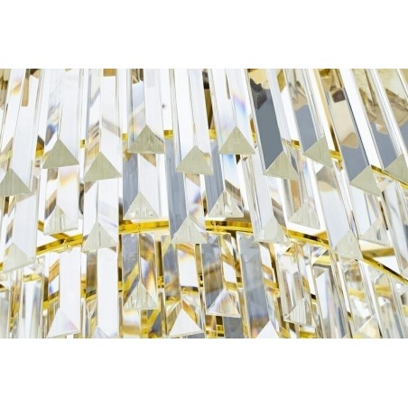 DW-D5688M.GOLD Lampa wisząca IMPERIAL GOLD 80 - stal, kryształ