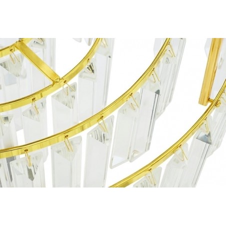 DW-D5688M.GOLD Lampa wisząca IMPERIAL GOLD 80 - stal, kryształ