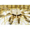 DW-D5688M.GOLD Lampa wisząca IMPERIAL GOLD 80 - stal, kryształ