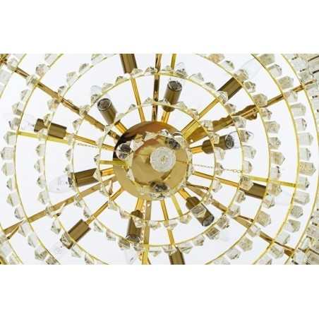 DW-D5688M.GOLD Lampa wisząca IMPERIAL GOLD 80 - stal, kryształ