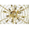 DW-D5688M.GOLD Lampa wisząca IMPERIAL GOLD 80 - stal, kryształ