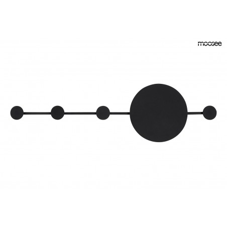 MSE010400210 MOOSEE lampa ścienna SHADOW HANG z wieszakiem czarna