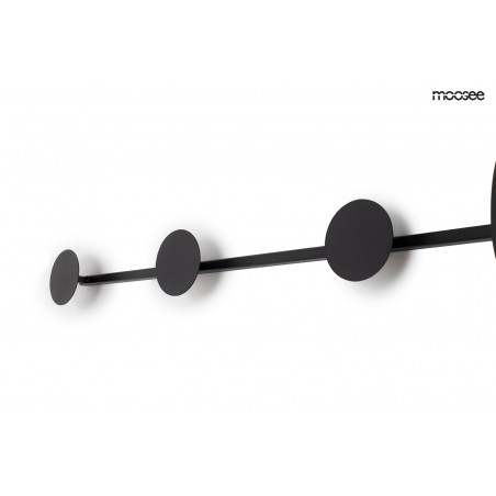 MSE010400210 MOOSEE lampa ścienna SHADOW HANG z wieszakiem czarna