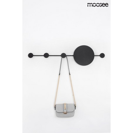 MSE010400210 MOOSEE lampa ścienna SHADOW HANG z wieszakiem czarna