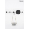 MSE010400210 MOOSEE lampa ścienna SHADOW HANG z wieszakiem czarna