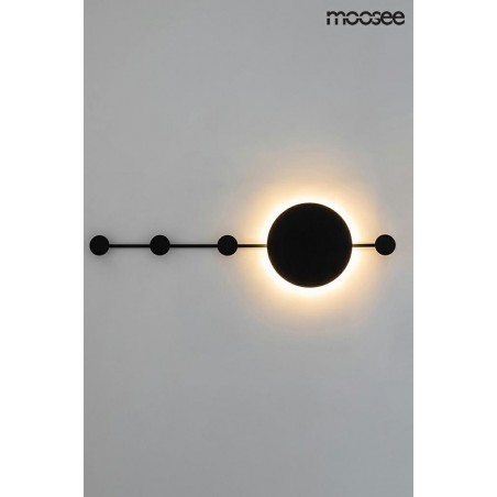 MSE010400210 MOOSEE lampa ścienna SHADOW HANG z wieszakiem czarna
