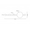MSE010400210 MOOSEE lampa ścienna SHADOW HANG z wieszakiem czarna