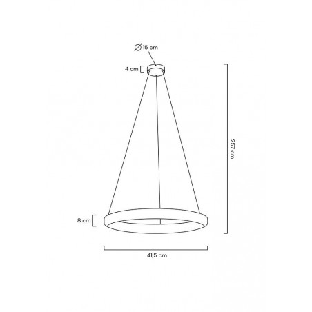 MSE010100172 MOOSEE lampa wisząca LIBERTY 40 złota