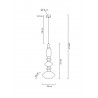 MSE1501100212 MOOSEE lampa wisząca VASO złota