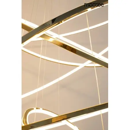 MSE1501100163 MOOSEE lampa wisząca RING SLIM L złota