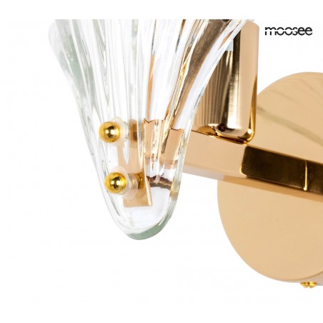 MSE1501100201 MOOSEE lampa ścienna CONCHA złota