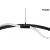 MSE1501100395 MOOSEE lampa wisząca SERPIENTE 60 czarna