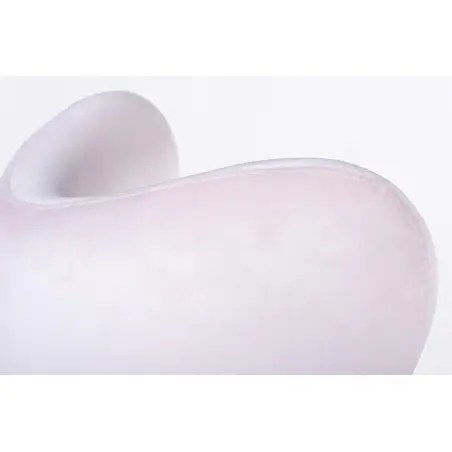 HE066-AY1908-30.LP Fotel EGG SZEROKI VELVET jasny róż.30 - welur, podstawa stal