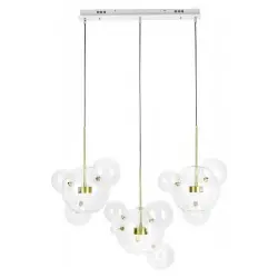 XCP9148-3B Lampa wisząca CAPRI LINE 3 złota - 180 LED, aluminium, szkło