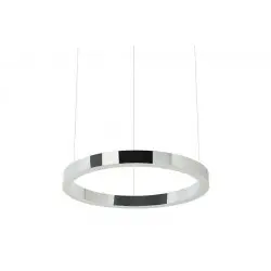 JD8169-40.SILVER Lampa wisząca RING 40 srebrna - LED, stal polerowana