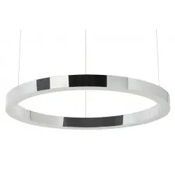 JD8169-80.SILVER Lampa wisząca RING 80 srebrna - LED, stal polerowana