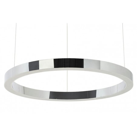 JD8169-80.SILVER Lampa wisząca RING 80 srebrna - LED, stal polerowana