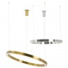 JD8169-80.SILVER Lampa wisząca RING 80 srebrna - LED, stal polerowana