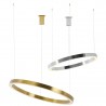 JD8169-80.SILVER Lampa wisząca RING 80 srebrna - LED, stal polerowana