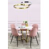JD8169-80.SILVER Lampa wisząca RING 80 srebrna - LED, stal polerowana