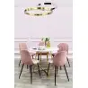 JD8169-80.SILVER Lampa wisząca RING 80 srebrna - LED, stal polerowana