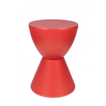 PC-051.CORAL Stołek TAMBURO pastelowy koralowy - polipropylen PC-051.CORAL Stołek TAMBURO pastelowy koralowy - polipropylen