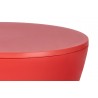 PC-051.CORAL Stołek TAMBURO pastelowy koralowy - polipropylen
