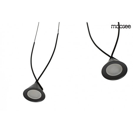MSE010100280 MOOSEE lampa wisząca ATLAS 3 czarna