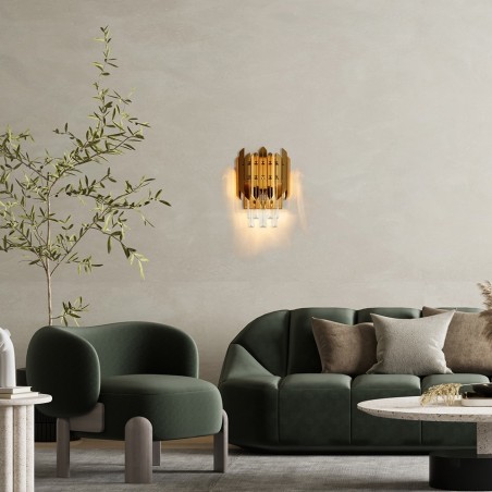 MSE010100365 MOOSEE lampa ścienna MAJESTIC złota
