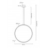 MSE010100373 MOOSEE lampa wisząca CIRCULO 80 czarna
