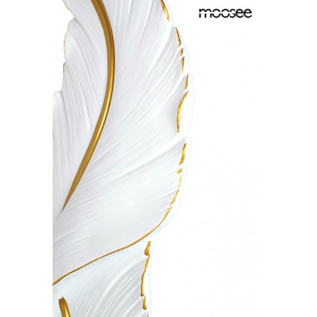 MSE010100387 MOOSEE lampa ścienna IKAR 80  biała / złota