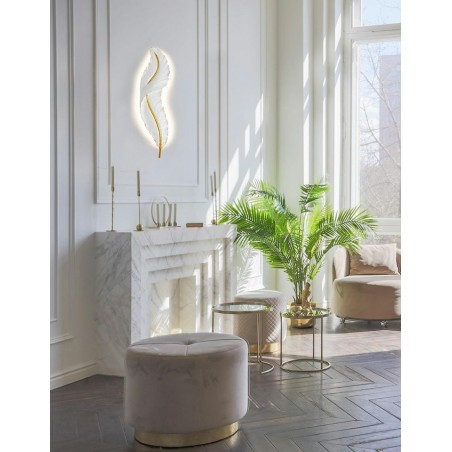 MSE010100387 MOOSEE lampa ścienna IKAR 80  biała / złota