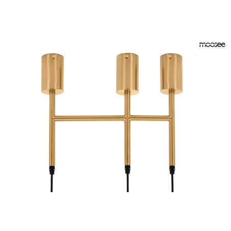 MSE010100396 MOOSEE lampa wisząca RIVA 5 złota