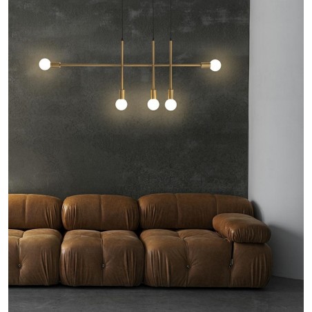 MSE010100396 MOOSEE lampa wisząca RIVA 5 złota