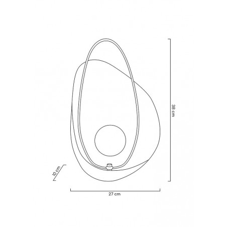 MSE1501100145 MOOSEE lampa ścienna ROCK 