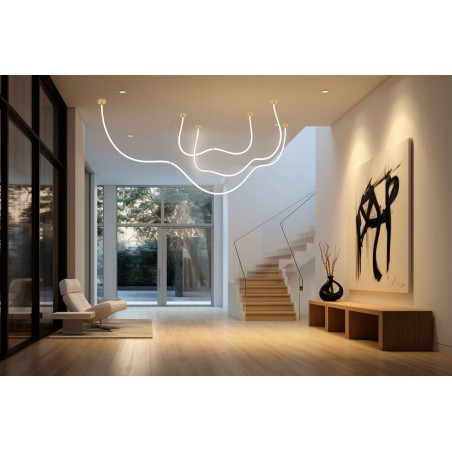 MSE1501100494 MOOSEE lampa wisząca LASSO 600 Smart      złota